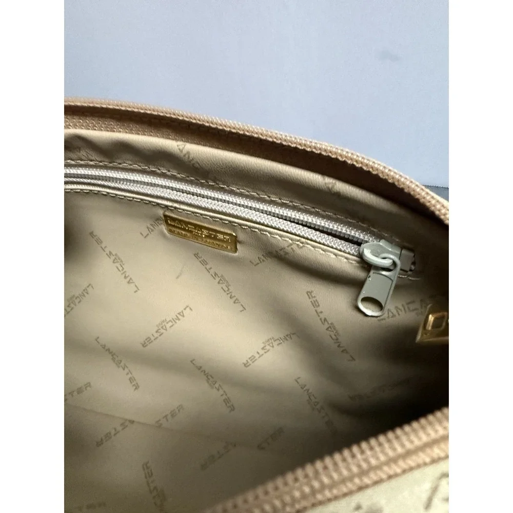 Vintage LANCASTER Small Shoulder Bag (made in FRANCE) Logo KBA Collection